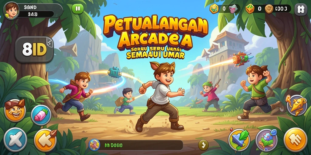 Screenshot gameplay 8ID yang seru dan menegangkan.
