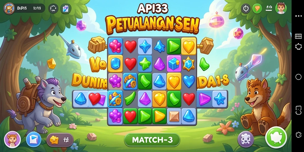 Tampilkan gameplay seru API33 yang penuh warna.