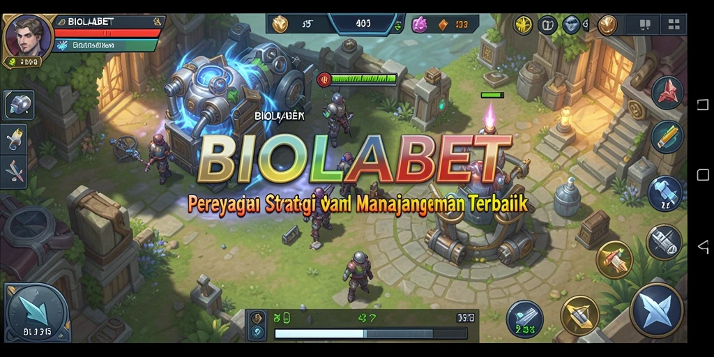 Tampilan gameplay seru dan strategi dalam BIOLABET.