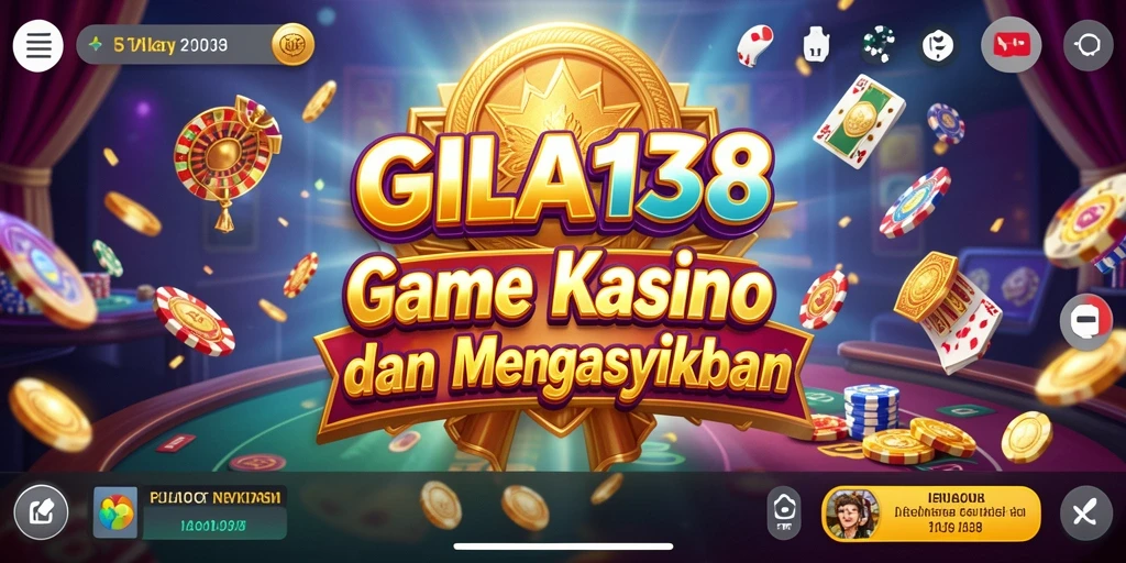 Tampilan gameplay seru di GILA138 dengan berbagai opsi permainan Kasino.
