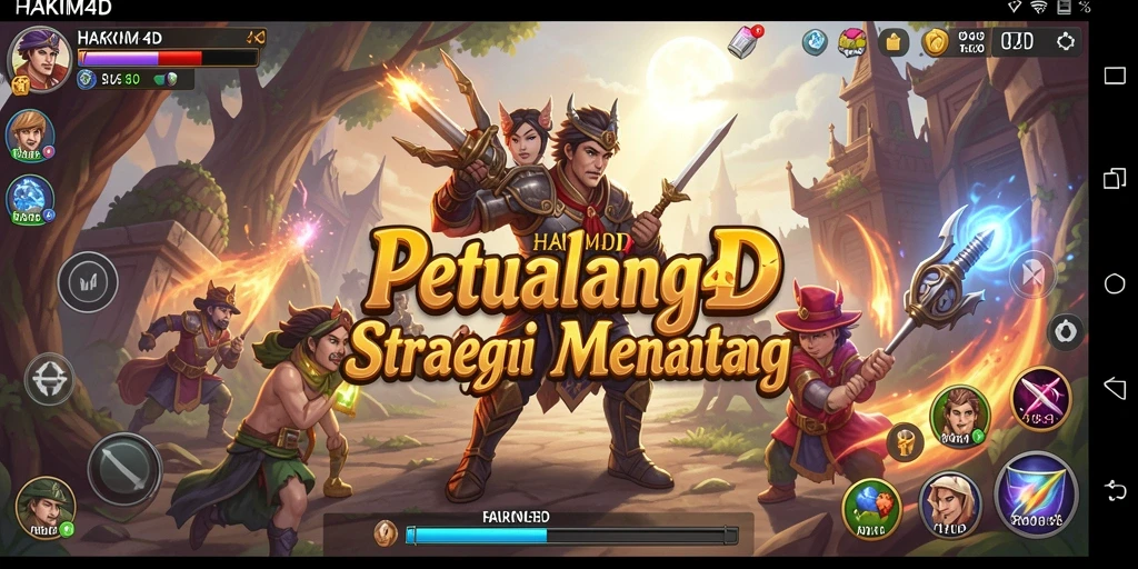 Tampilan gameplay HAKIM4D yang menegangkan dan strategis.