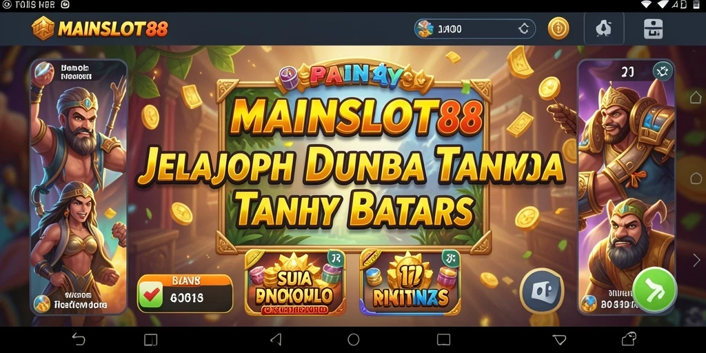 Tampilan gameplay MAINSLOT88 yang menampilkan dunia Open World yang luas.