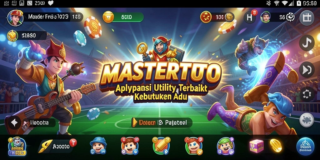 Tampilan antarmuka MASTERTOTO yang sederhana dan fungsional.