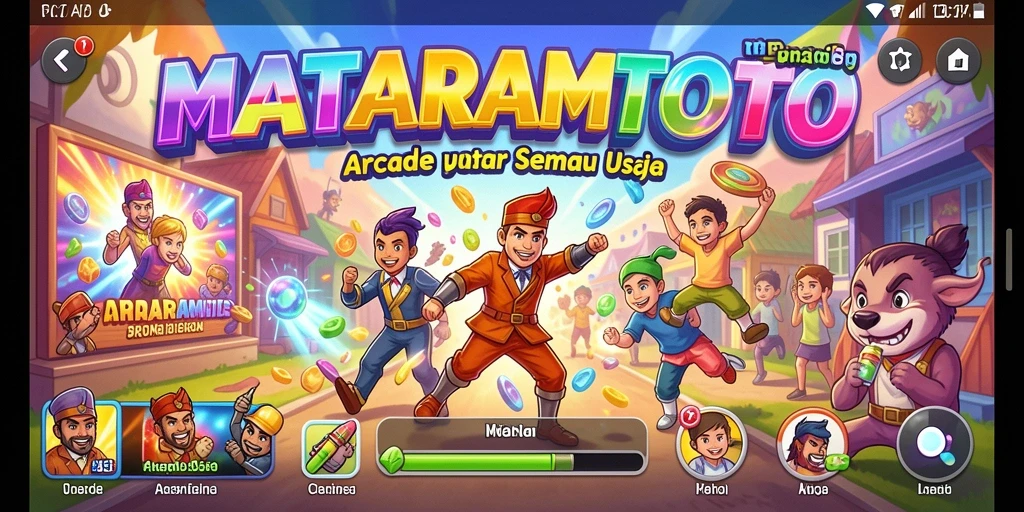 Tampilan gameplay seru dalam MATARAMTOTO, penuh tantangan dan rintangan.