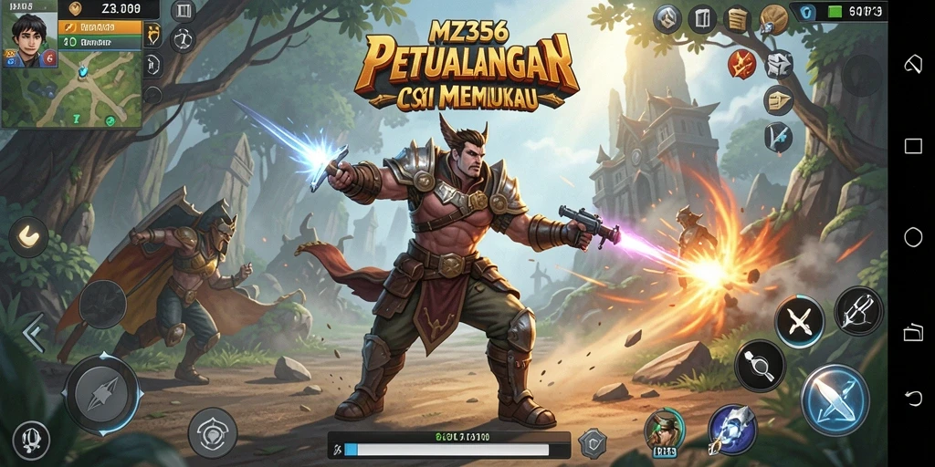 Gameplay MZ356 yang intens dan mendebarkan dalam dunia ARPG.