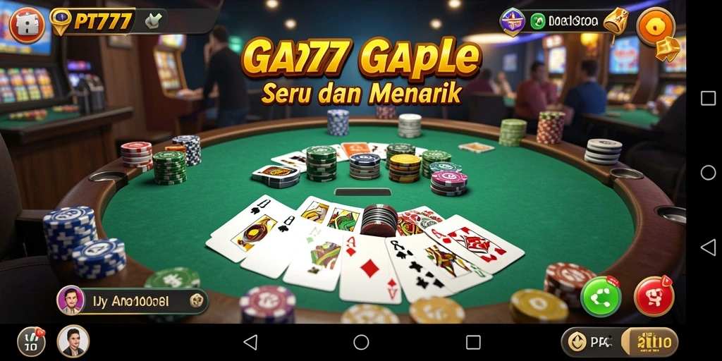 Gameplay seru PT777 menampilkan pengalaman Gaple yang mendebarkan.