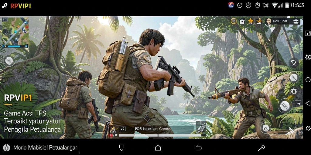 Tampilan gameplay RPVIP1 yang mendebarkan dan penuh aksi.