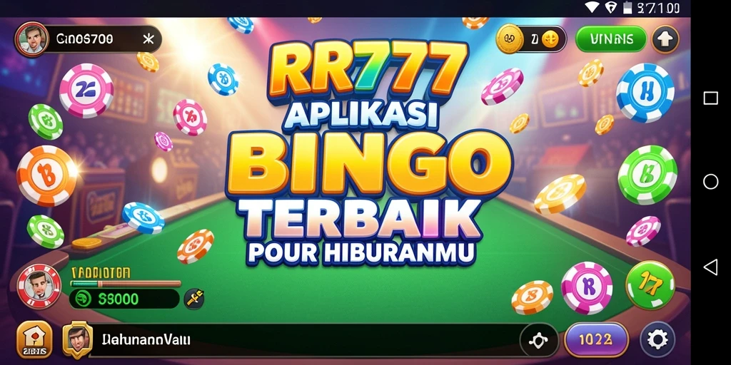Screenshot permainan Bingo RR777 yang seru dan interaktif.
