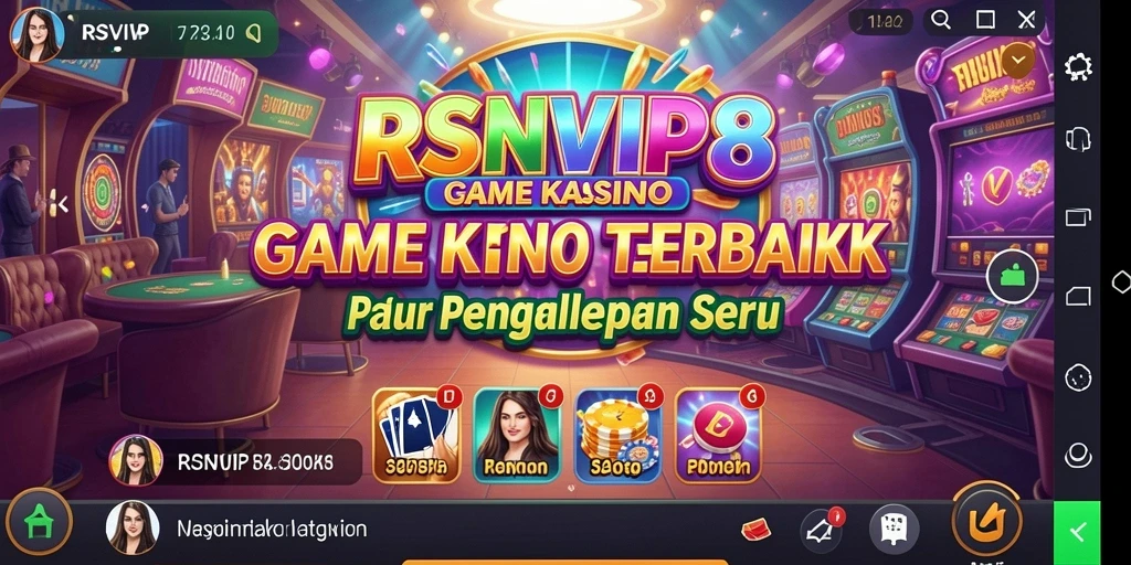Screenshot gameplay RSNVIP8 yang menampilkan keseruan permainan Kasino.