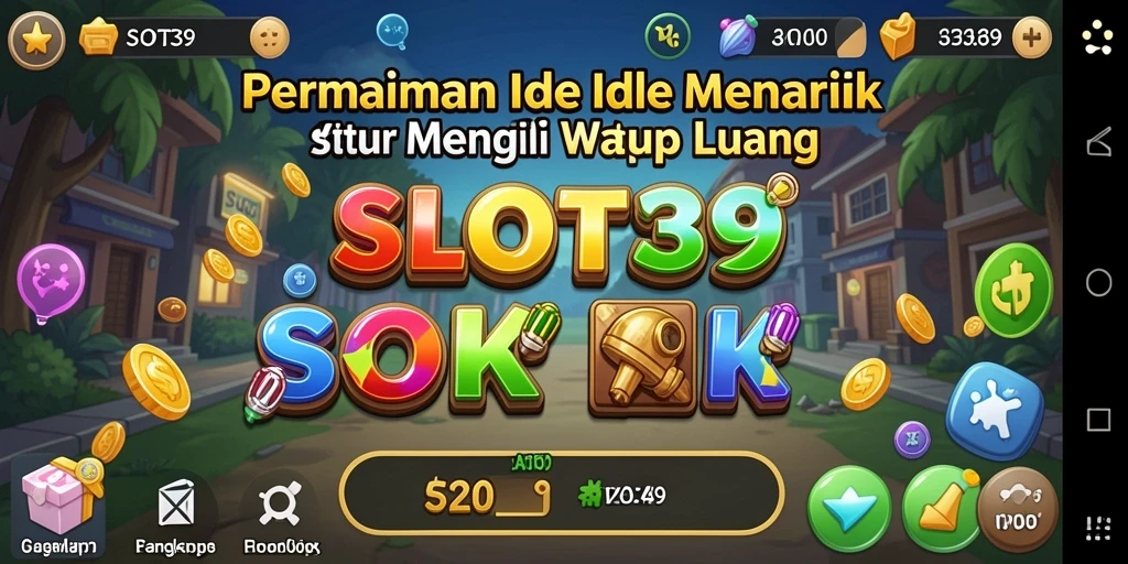 Tampilan gameplay menarik dari SLOT39 yang memudahkan bermain secara Idle.