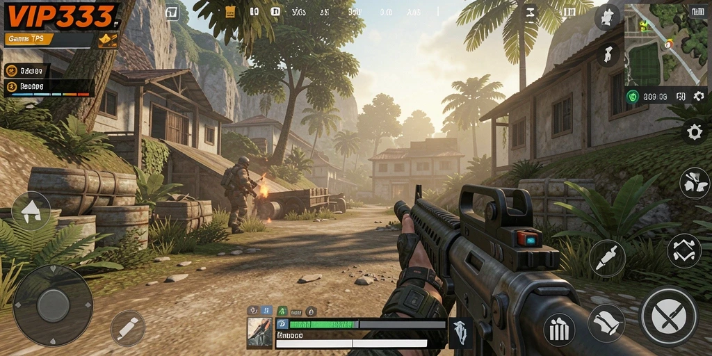 Tangkapan layar dari <strong>VIP333</strong> menunjukkan gameplay TPS yang mendebarkan.