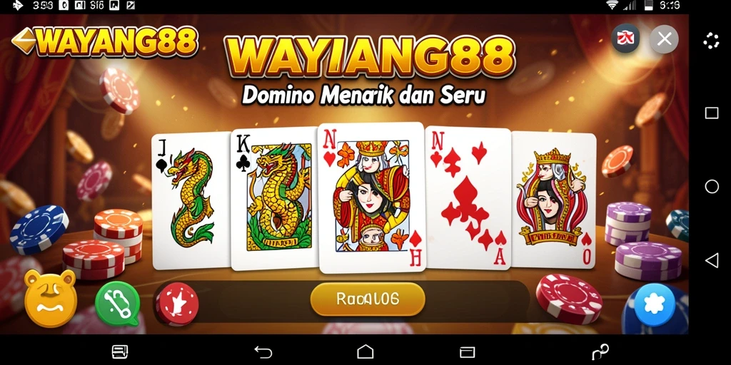 Tampilan gameplay menegangkan di WAYANG88 yang menarik.